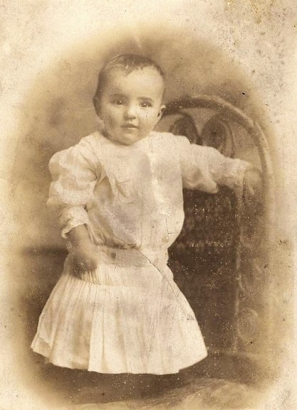 Mary as a baby